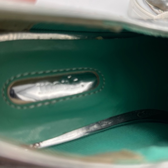 Mark. Pointed Tor Silver Lace-Up Shoes - Picture 5 of 7